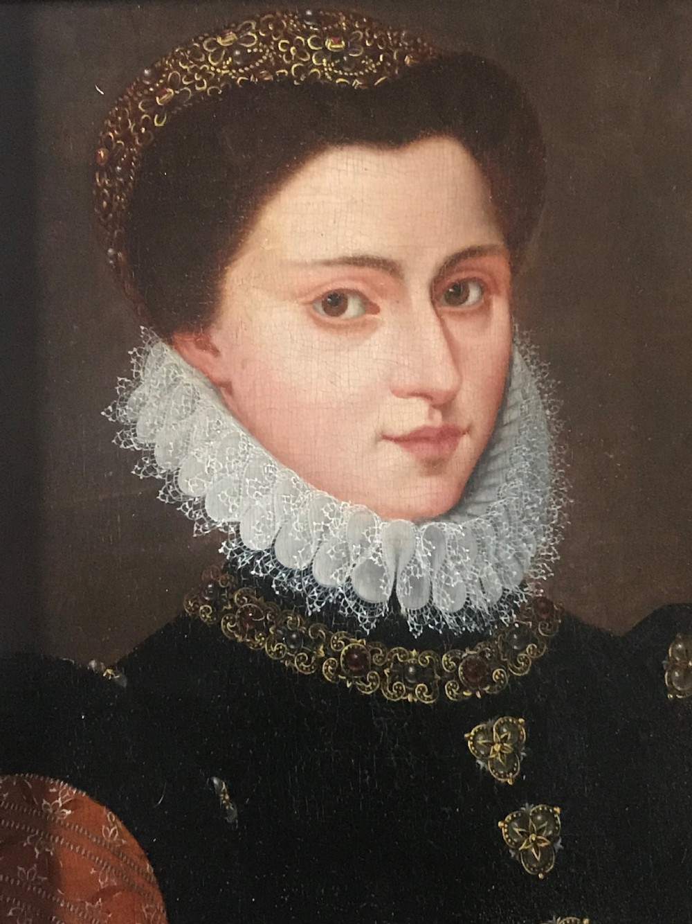 Portrait of a Noblewoman, Possibly Mary, Queen of Scots; Manner of Francois Clouet. View IX