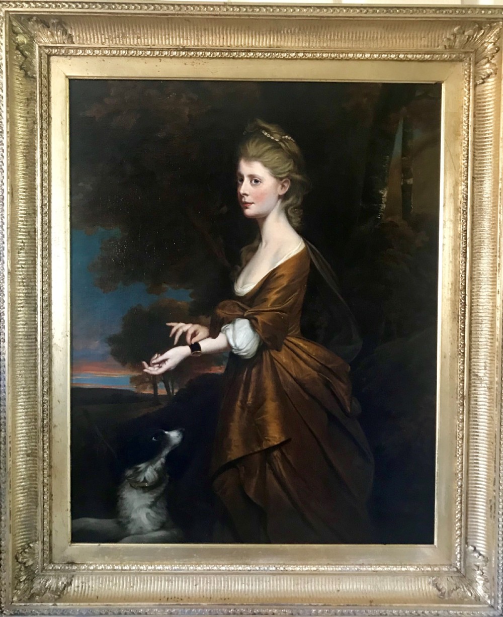 Portrait of Anne Parker by Fredrick Percy Graves, After Joseph Wright.