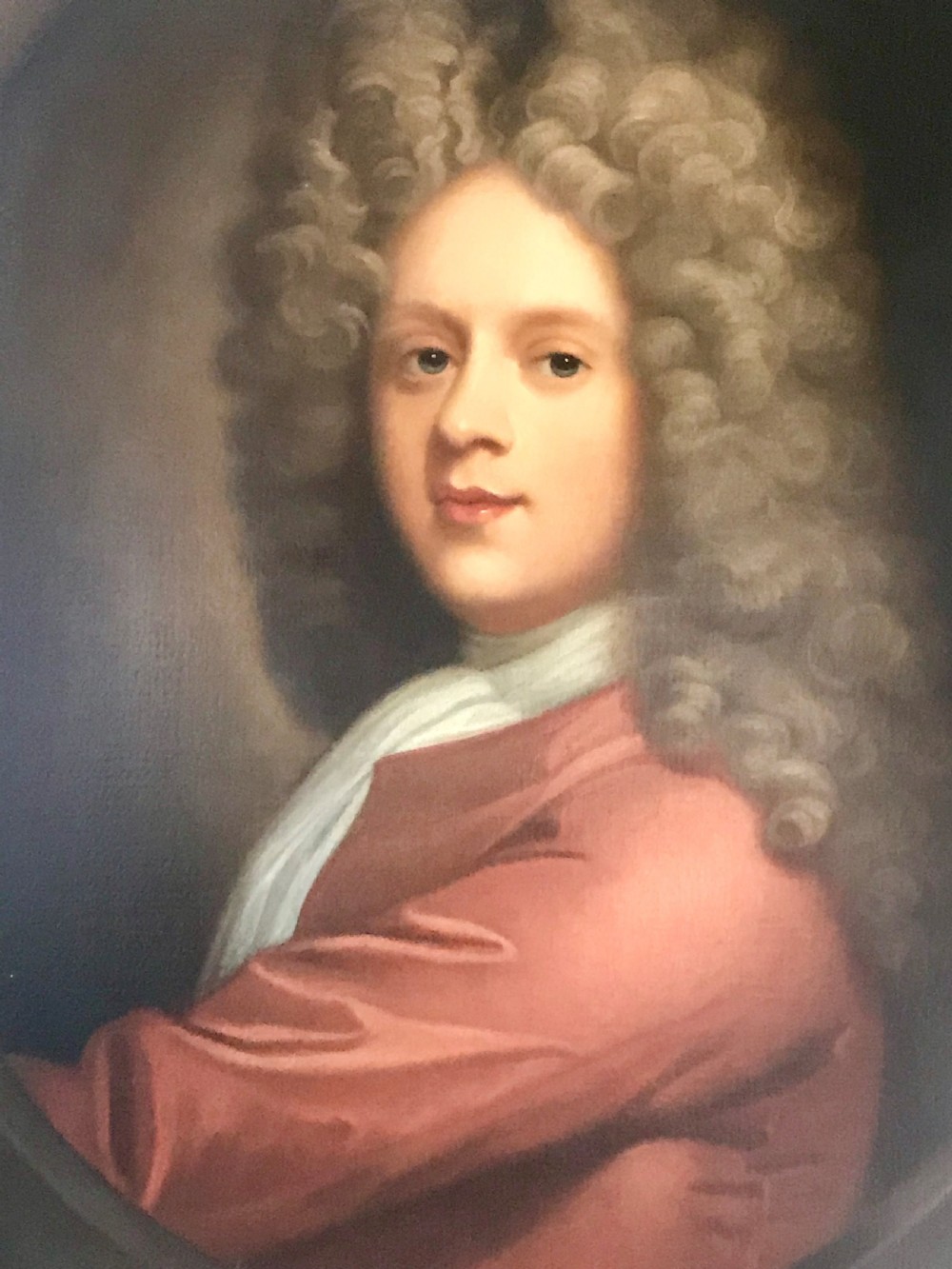 Portrait of Edward Clent, Esq, c.1704; Circle of Sir Godfrey Kneller. View II