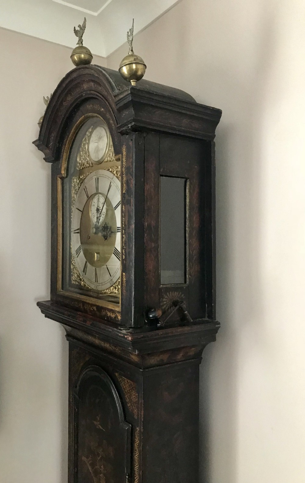 Eight day longcase clock c.1770, by Henry Baker of Malling. View VIII