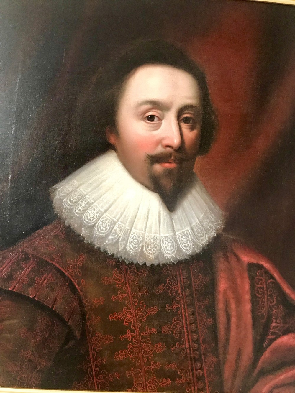 Portrait of Sir Edward Villiers c.1625, by George Geldorp. View II
