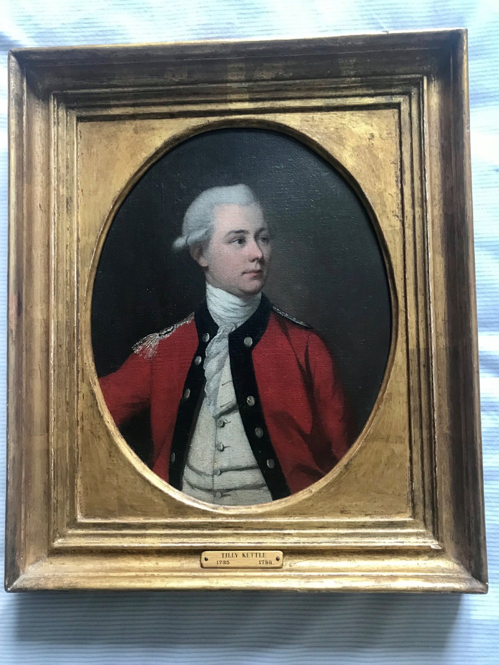 Portrait of an Officer c. 1770; by Tilly Kettle. View II