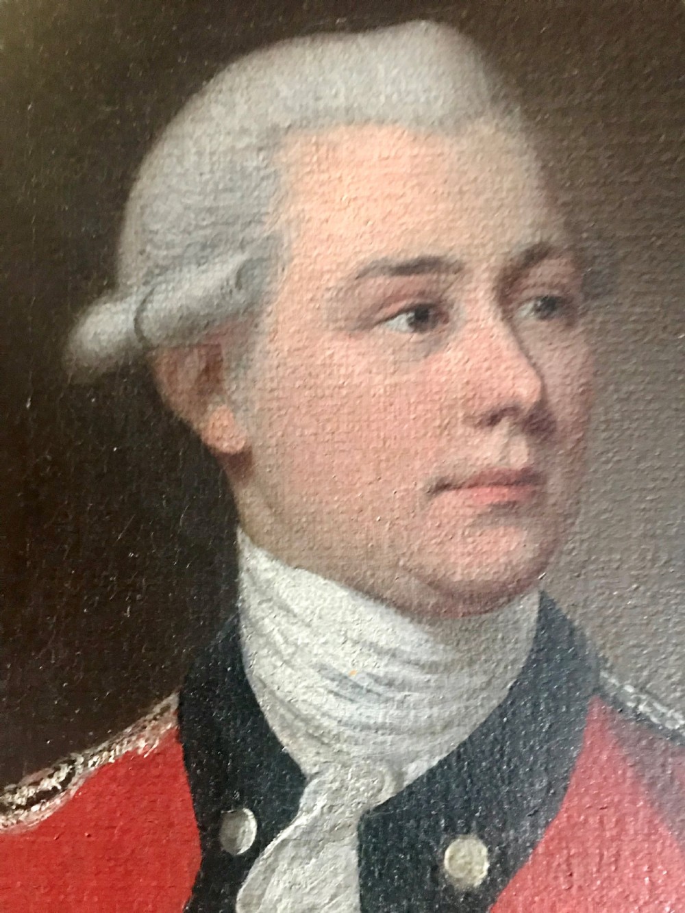 Portrait of an Officer c. 1770; by Tilly Kettle. View III