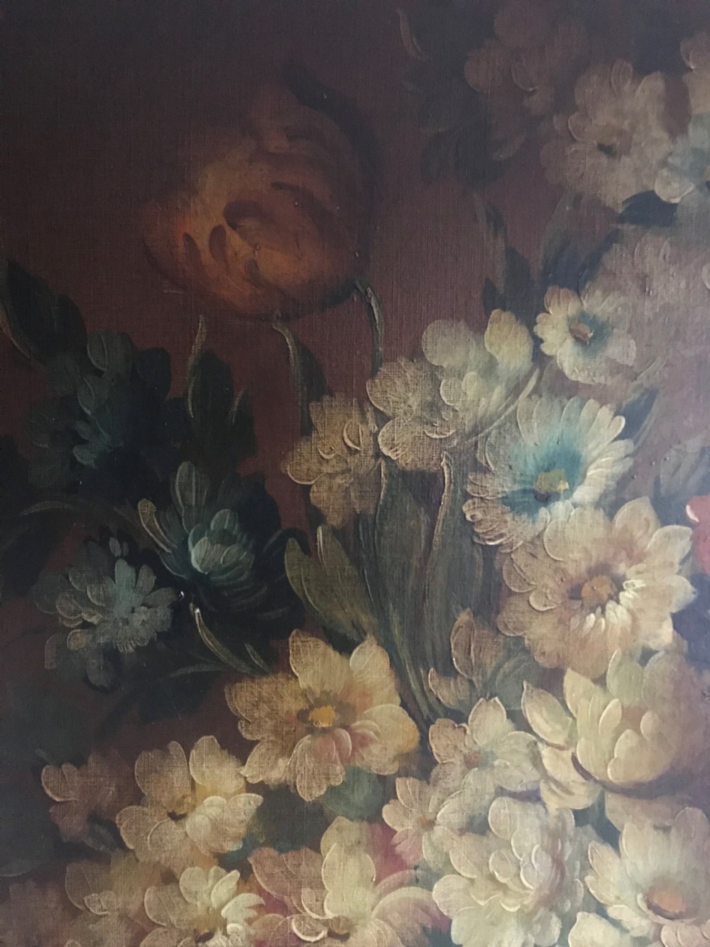 Still life of Fruit, Flowers and a Parrot, c.1880-1910. View II