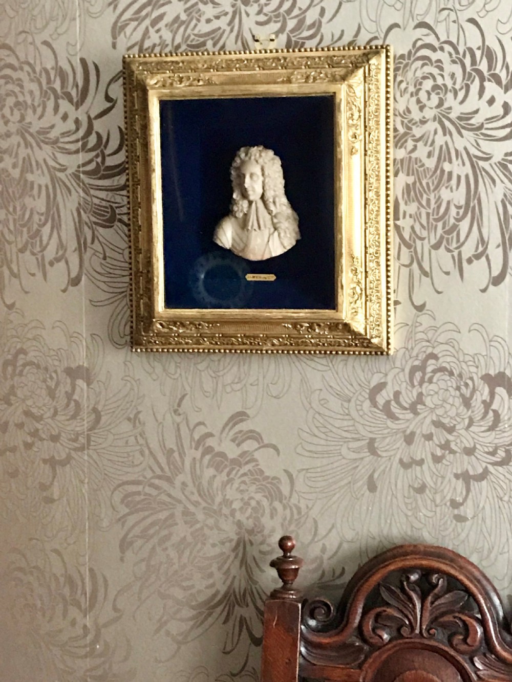 A wax portrait bust of James II, early 18th century, in the manner of David Le Marchand. View VI
