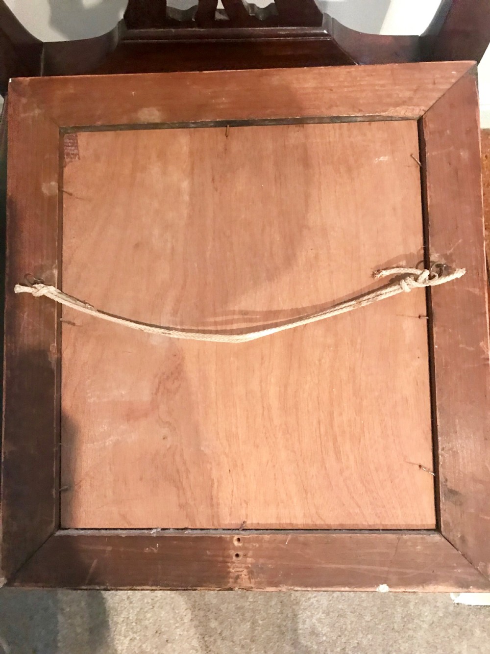 William and Mary walnut framed mirror. View VII