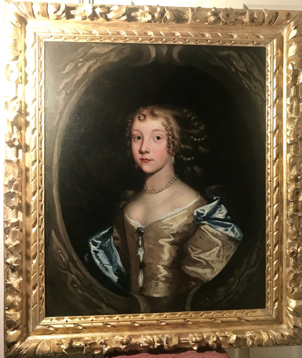 Portrait of a Young Lady c.1665; Attributed to John Greenhill. View II
