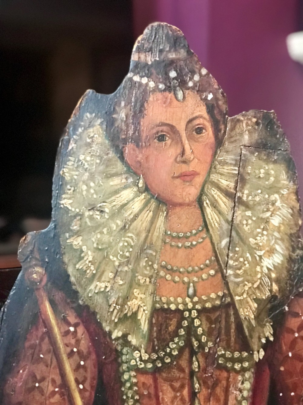 Queen Elizabeth I dummy board, 18th/19th century View III