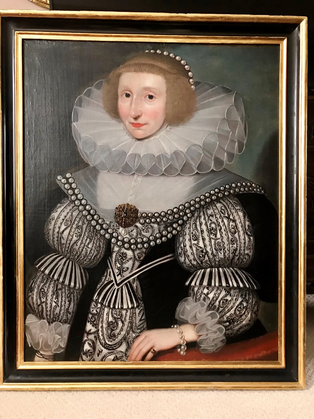 Portrait of Elizabeth Wentworth (?), c.1620; Circle of Marcus Gheeraerts. View II