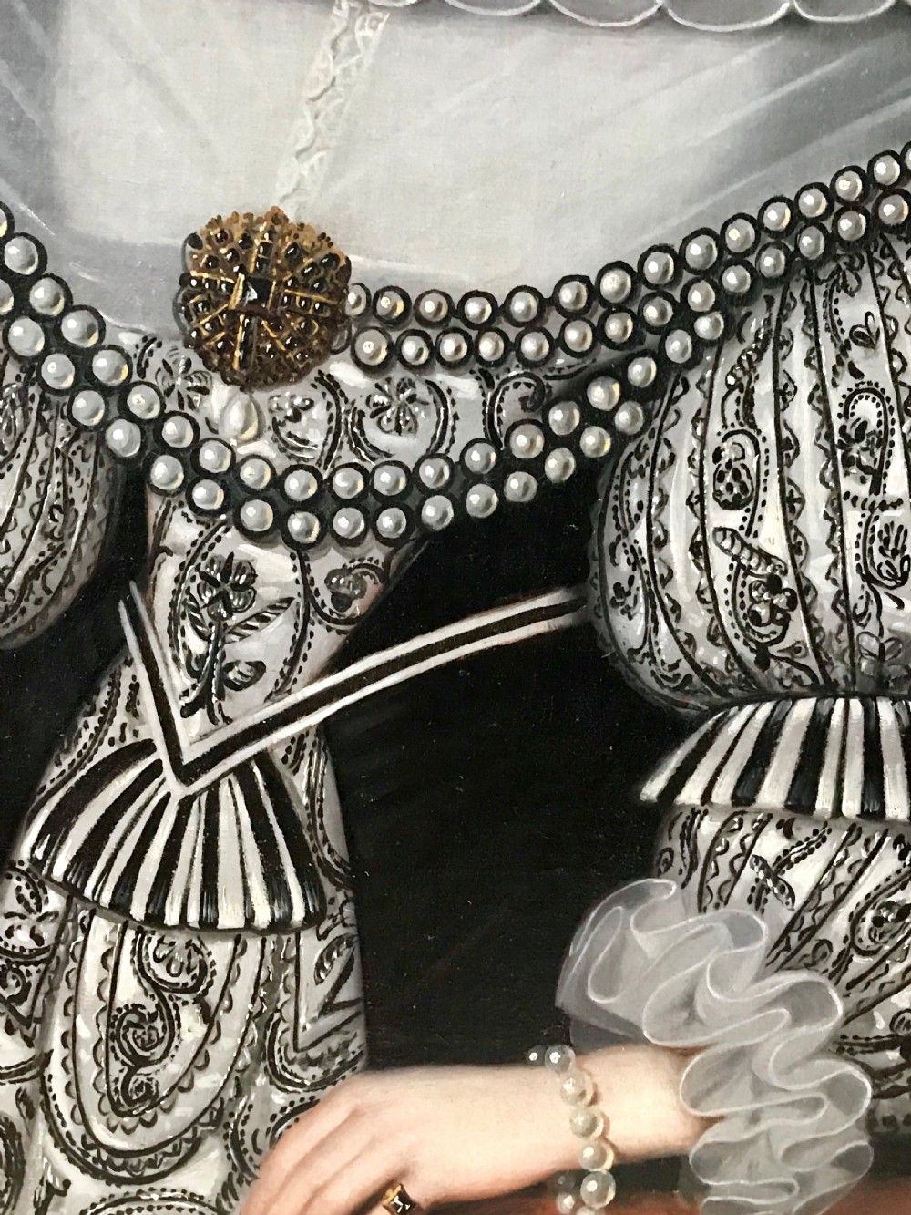 Portrait of Elizabeth Wentworth (?), c.1620; Circle of Marcus Gheeraerts. View IV