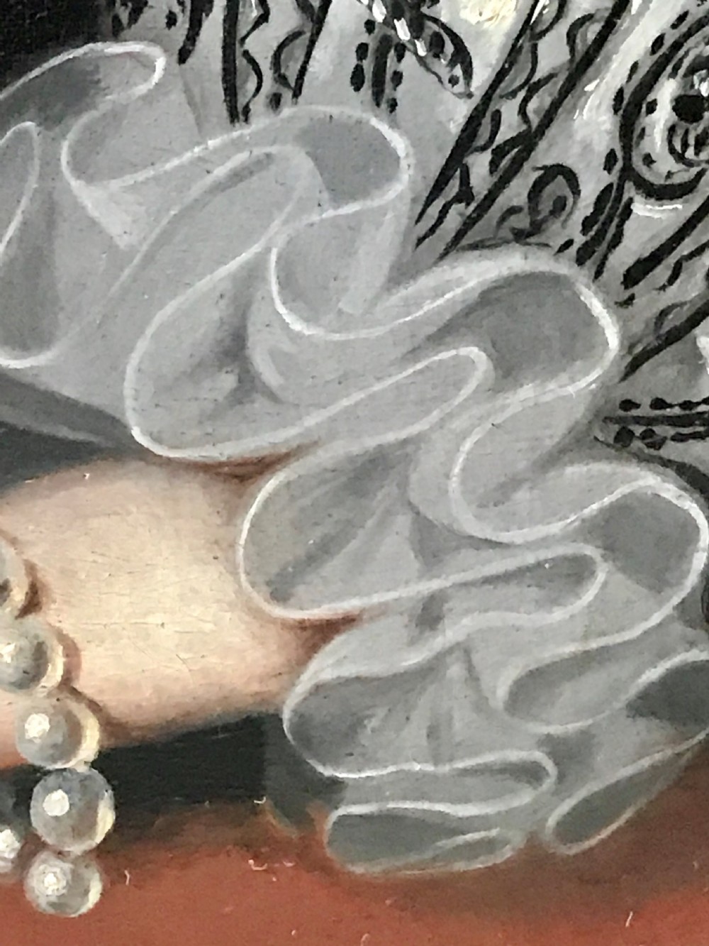 Portrait of Elizabeth Wentworth (?), c.1620; Circle of Marcus Gheeraerts. View V