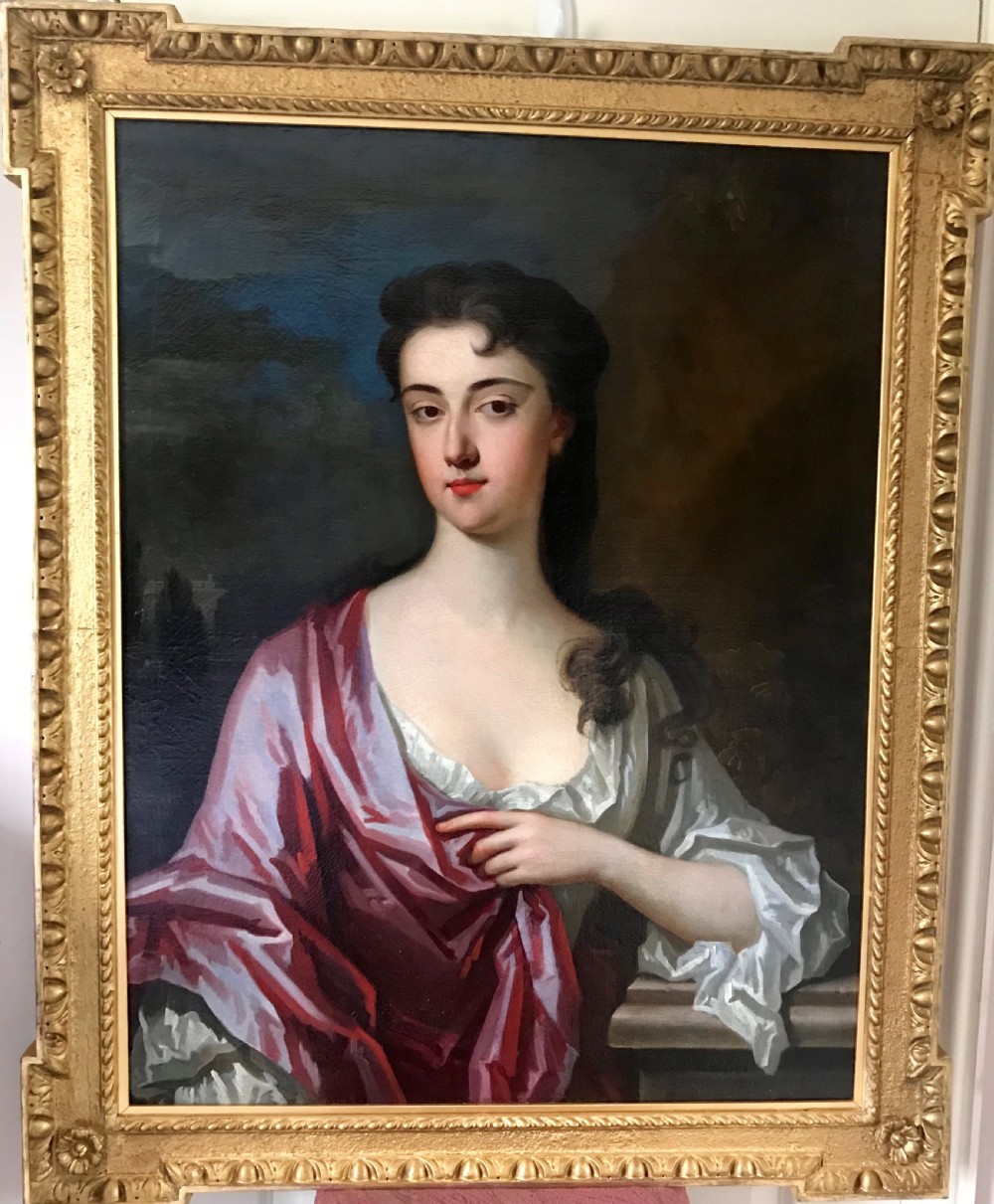 A Lady of the Sparkes family c1700; Follower of Dahl.