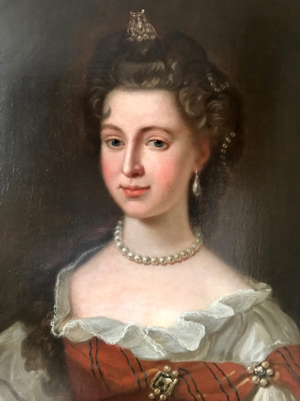 Portrait of a Lady c. 1690; Circle or Studio of Largilliere. View II