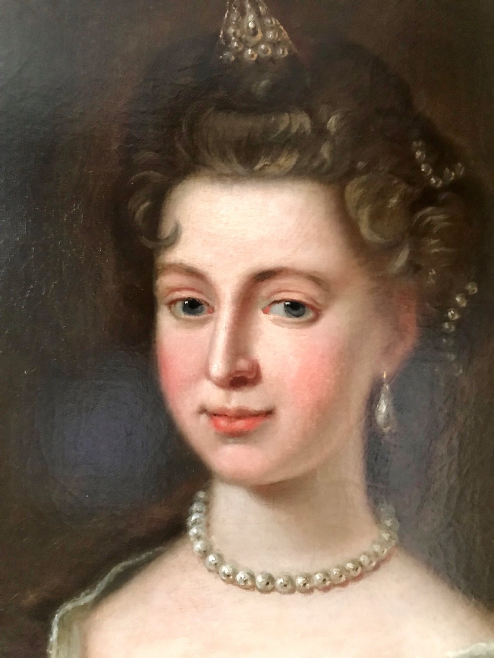 Portrait of a Lady c. 1690; Circle or Studio of Largilliere. View III