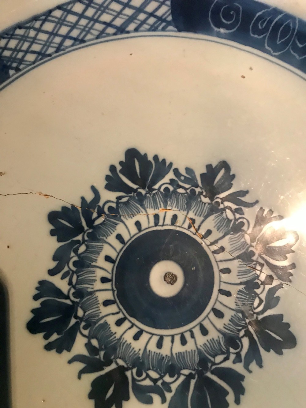 Delft charger, 18th century.  View II