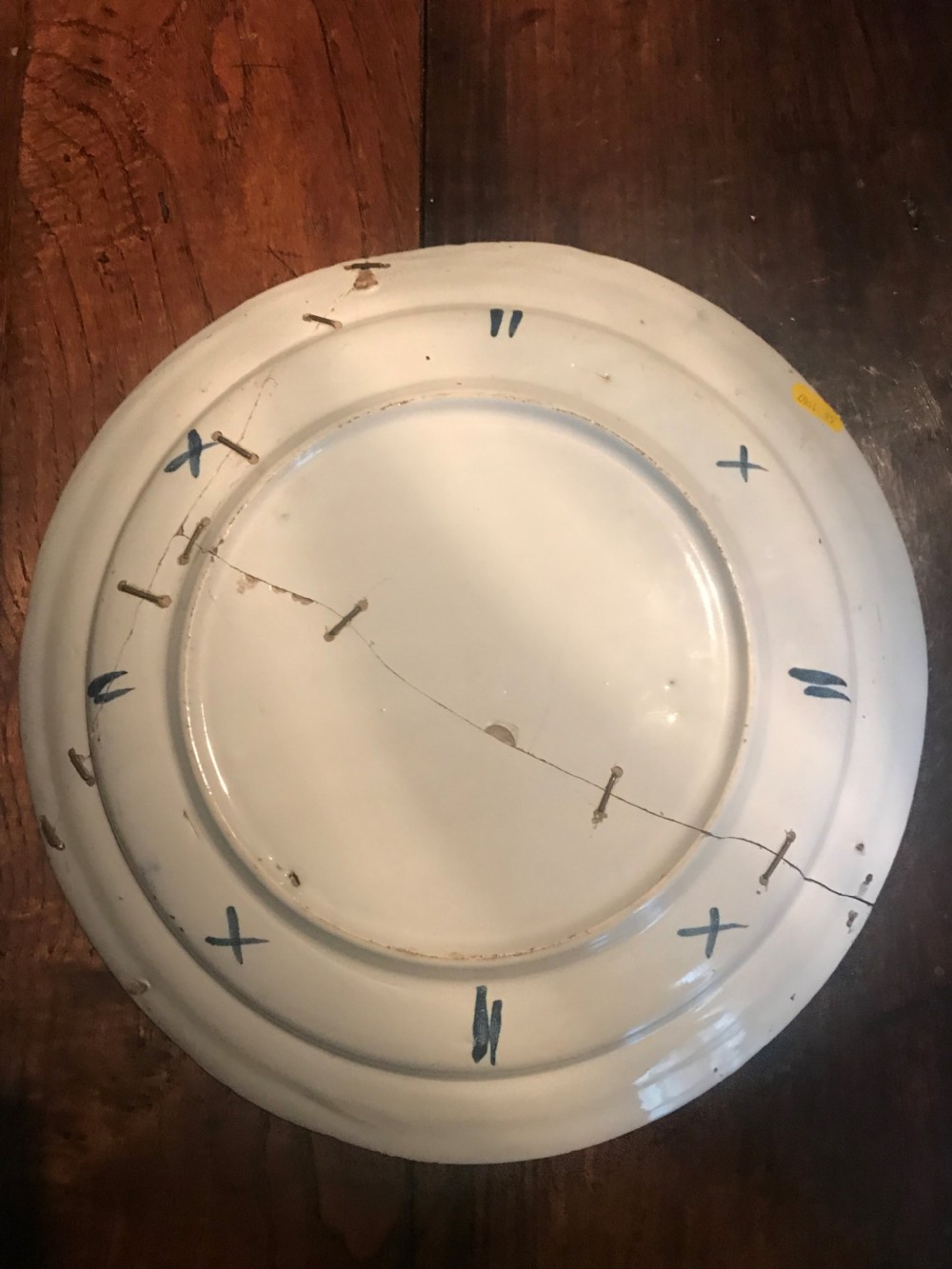 Delft charger, 18th century.  View III