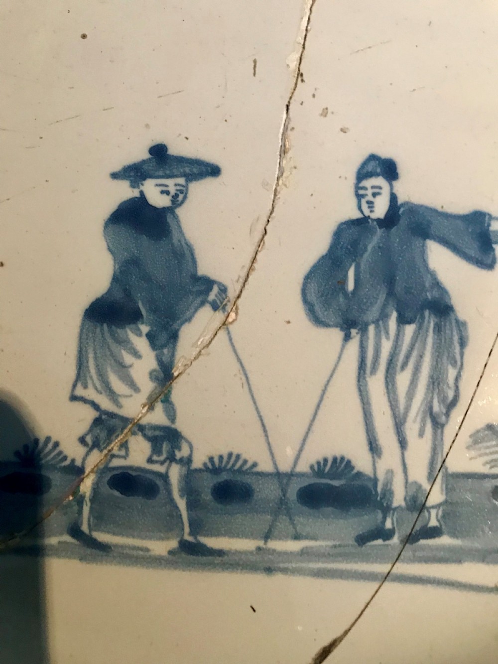 Bristol Delft charger c.1750-70 View II