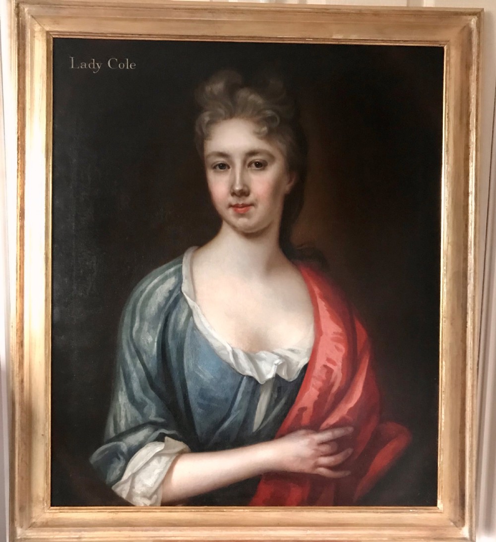 Portrait of Lady Cole c.1700; Follower of Kneller.