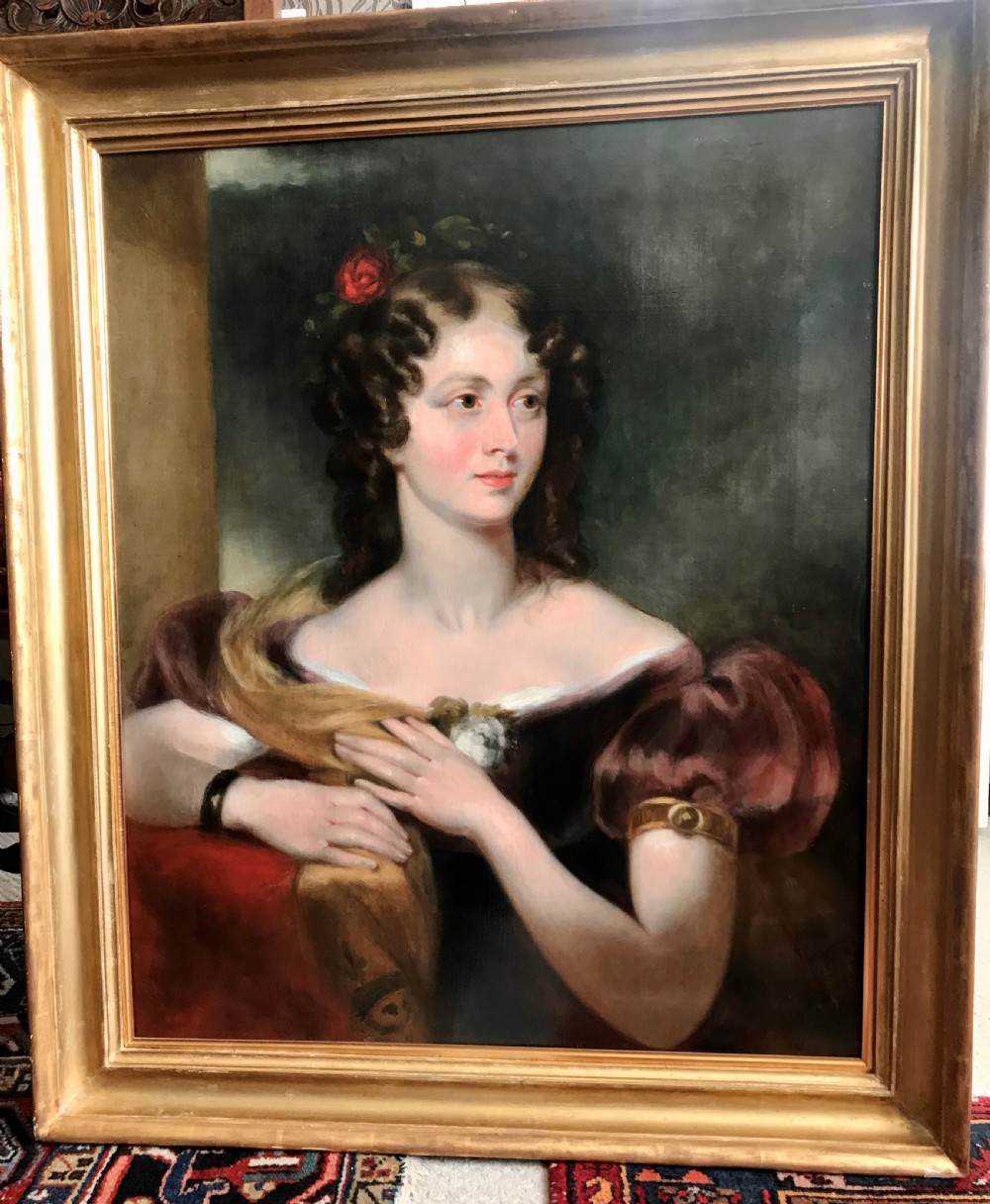 Portrait of a Young Lady c.1835, Circle or Studio of Sir Martin Archer Shee.