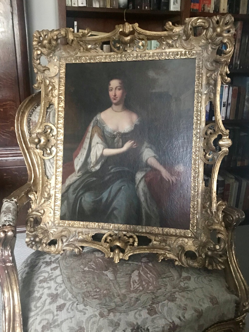 Portrait of Queen Mary II, After William Wissing. View VI