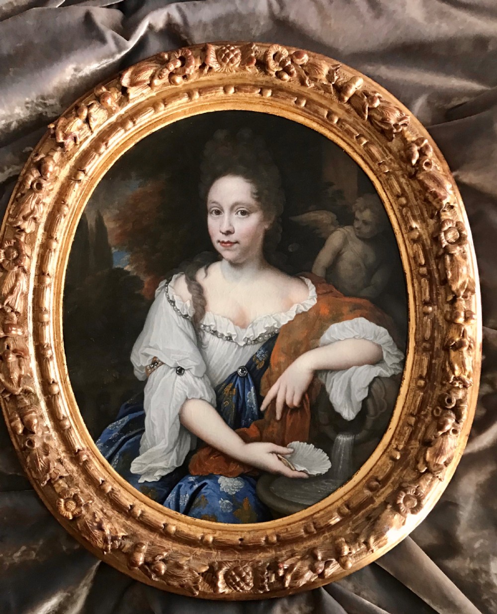Portrait of Catharina Margaretha Beck c.1695; Attributed to Johannes van Haensbergen.