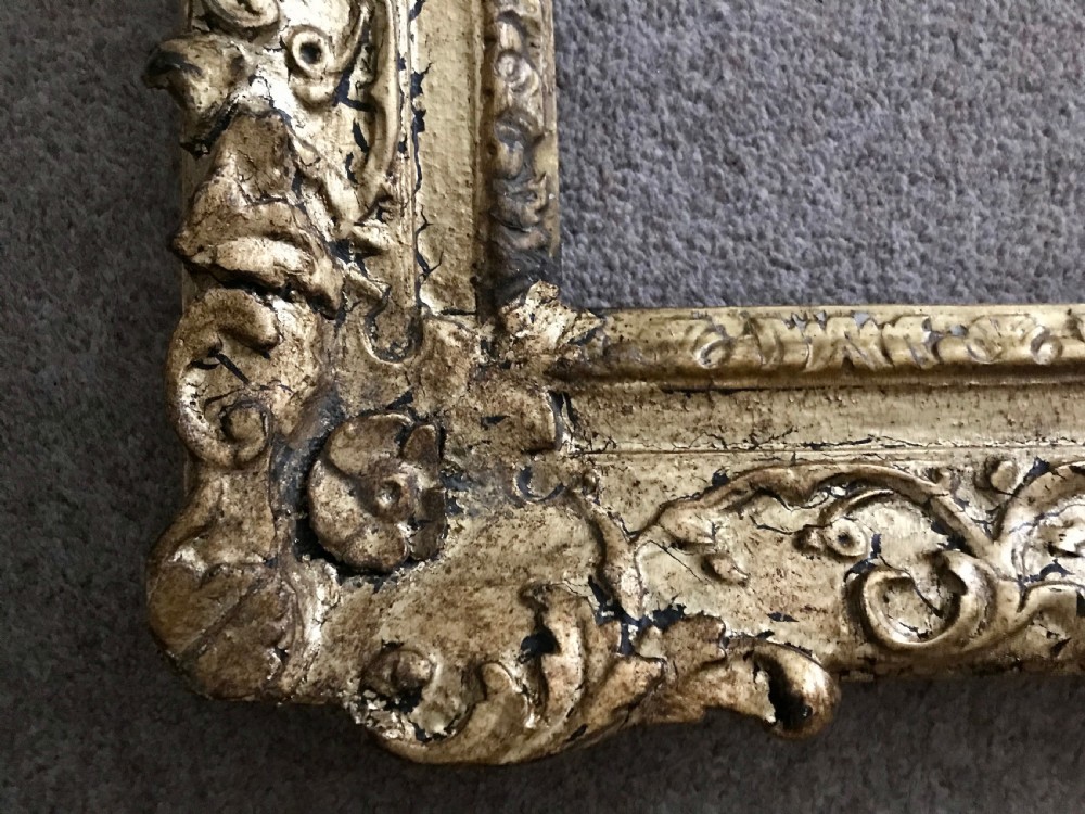 Carved wood and gilt frame c.1750. View II