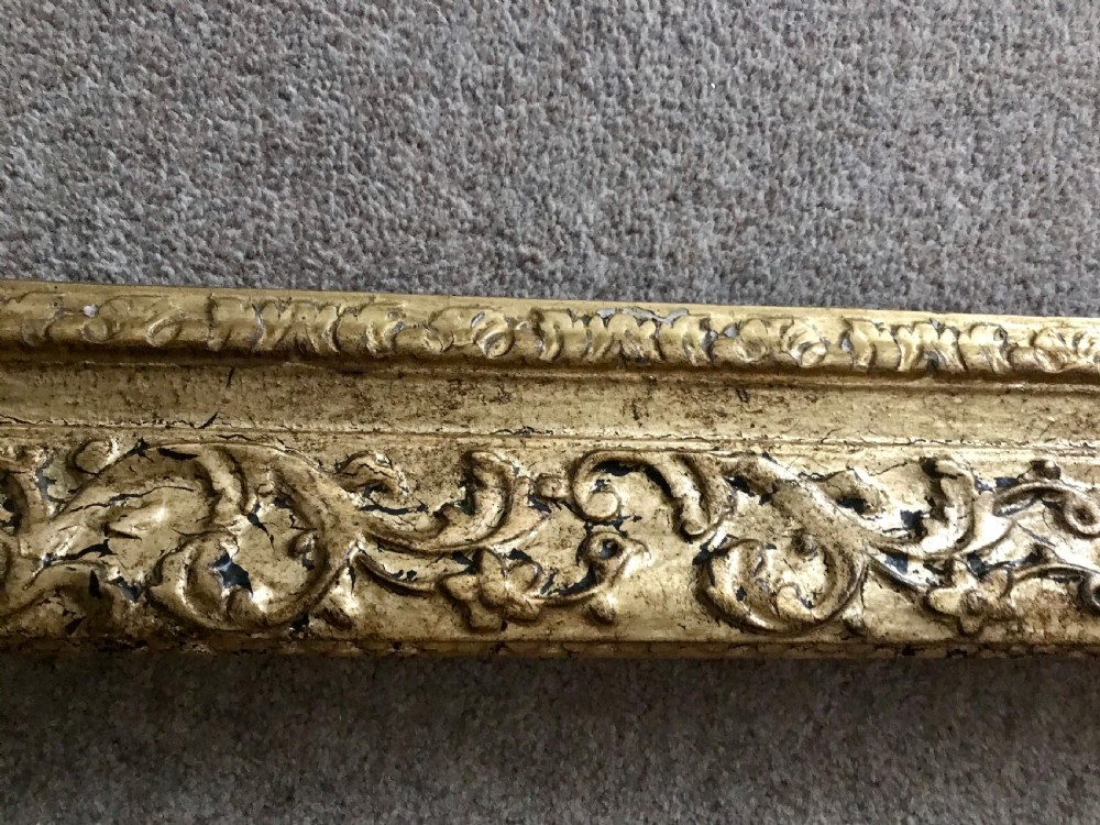 Carved wood and gilt frame c.1750. View III
