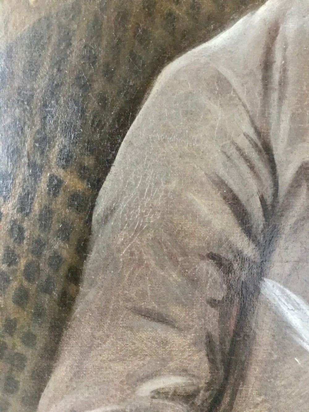 Portrait of a Young Man Writing c.1760; Studio or Circle of Drouais. View V