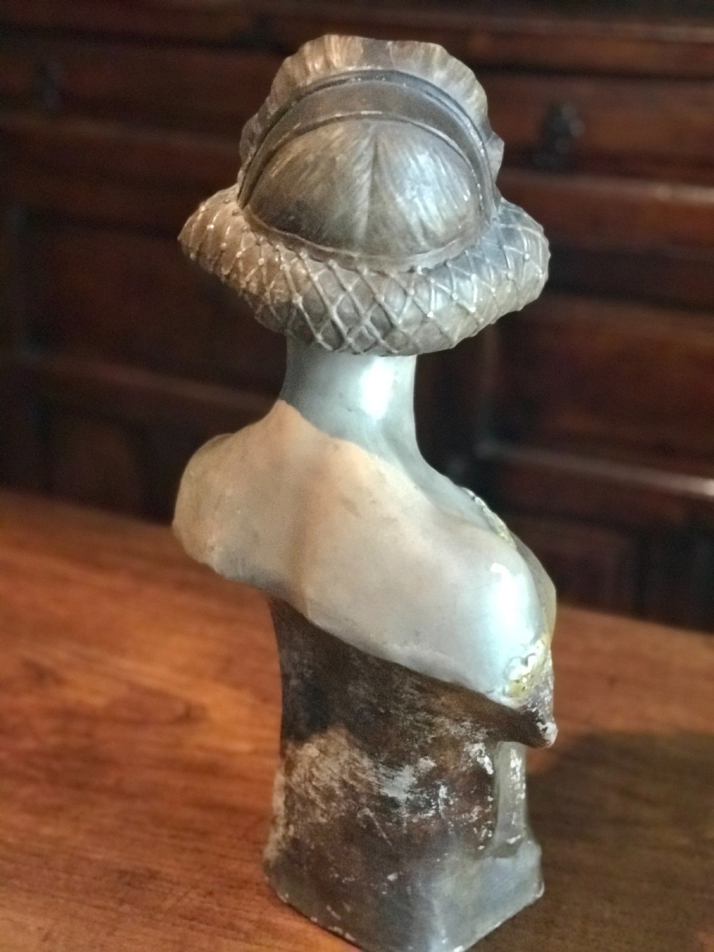 Portrait Bust of a Renaissance Maiden c.1890 by Goldscheider. View V