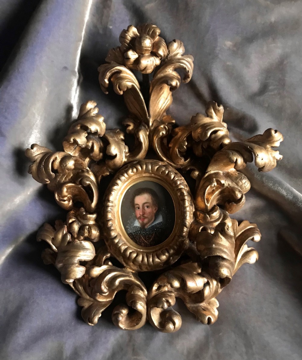 Portrait Miniature of a Nobleman c.1615; Circle of Isaac Oliver.