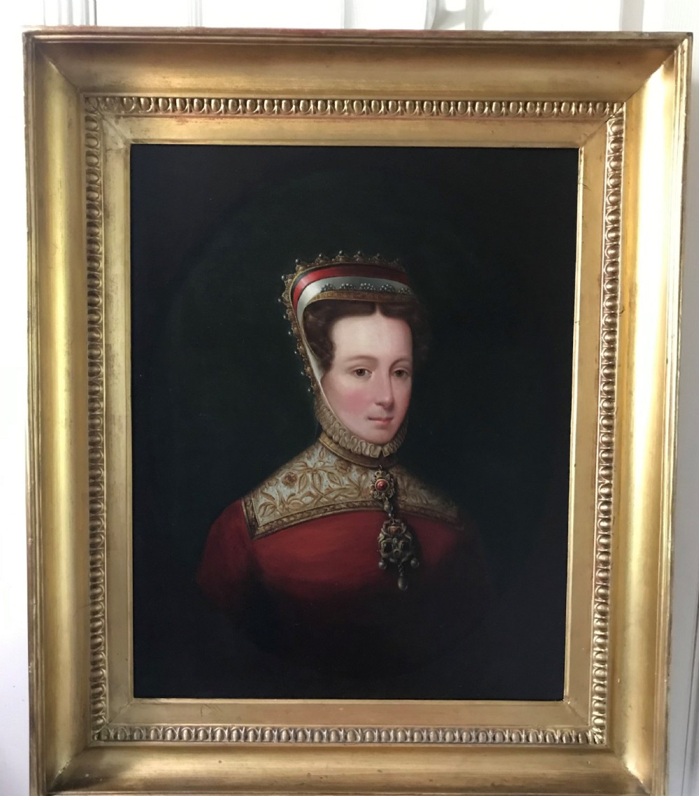 Portrait of Mary Fitzalan, Duchess of Norfolk; After Hans Eworth.