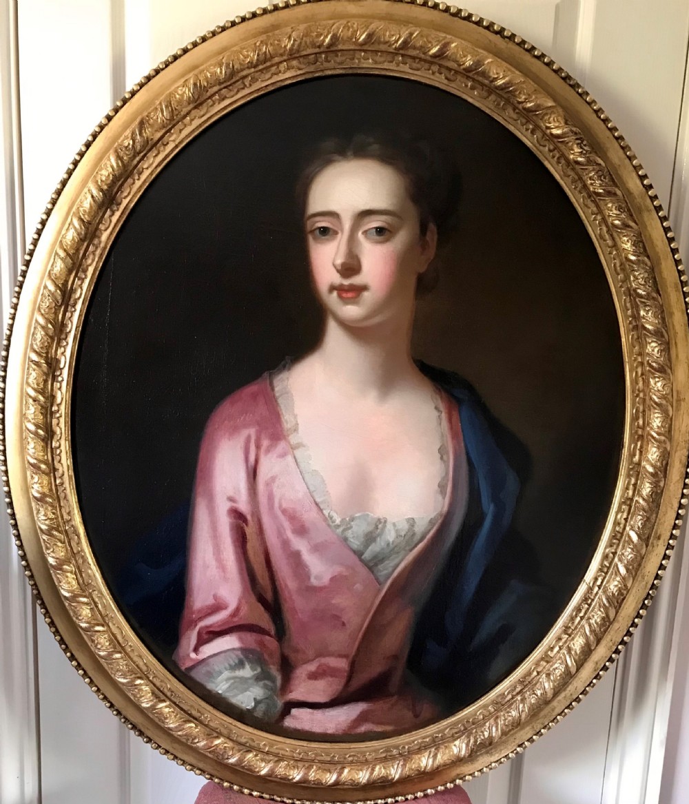 Portrait of a Young Lady  c.1730, Circle of Sir Godfrey Kneller.