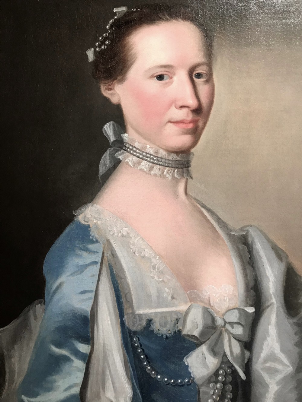 Portrait of Esther Milnes, c.1745, by Thomas Hudson. View II