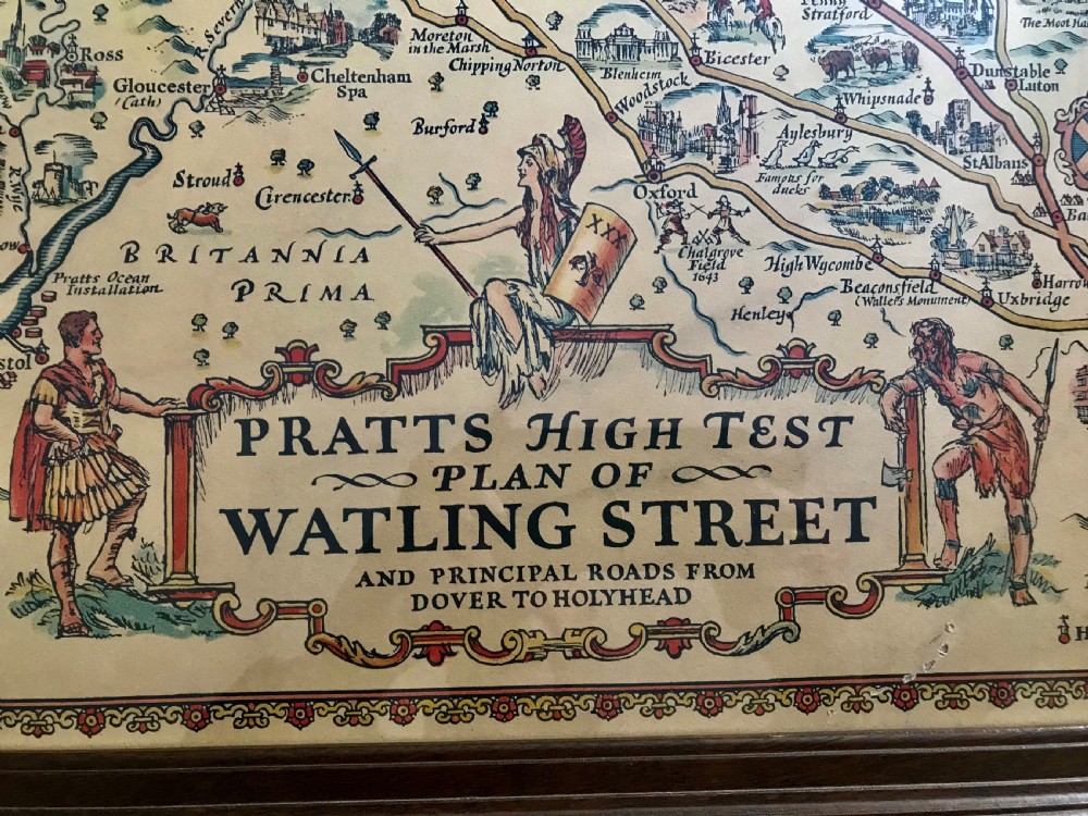 Original Pratts Road Map 1930.