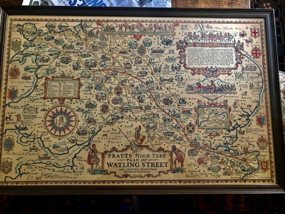Original Pratts Road Map 1930. View IV