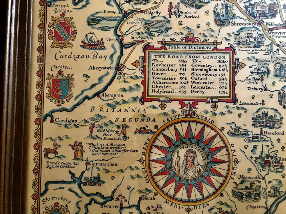 Original Pratts Road Map 1930. View V