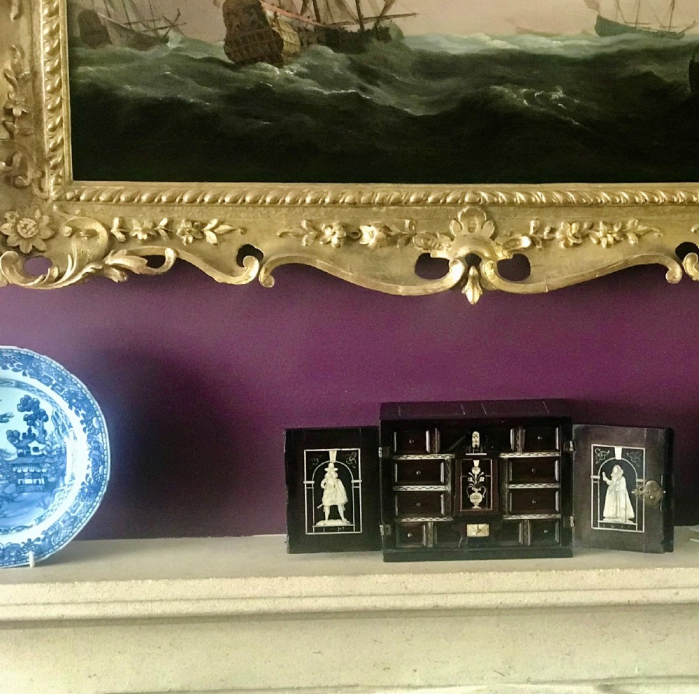 Early 17th century miniature table cabinet. View IX