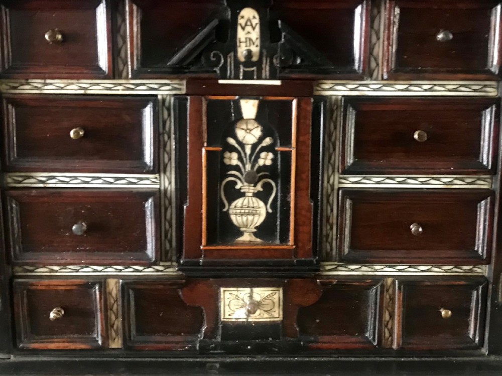 Early 17th century miniature table cabinet. View II