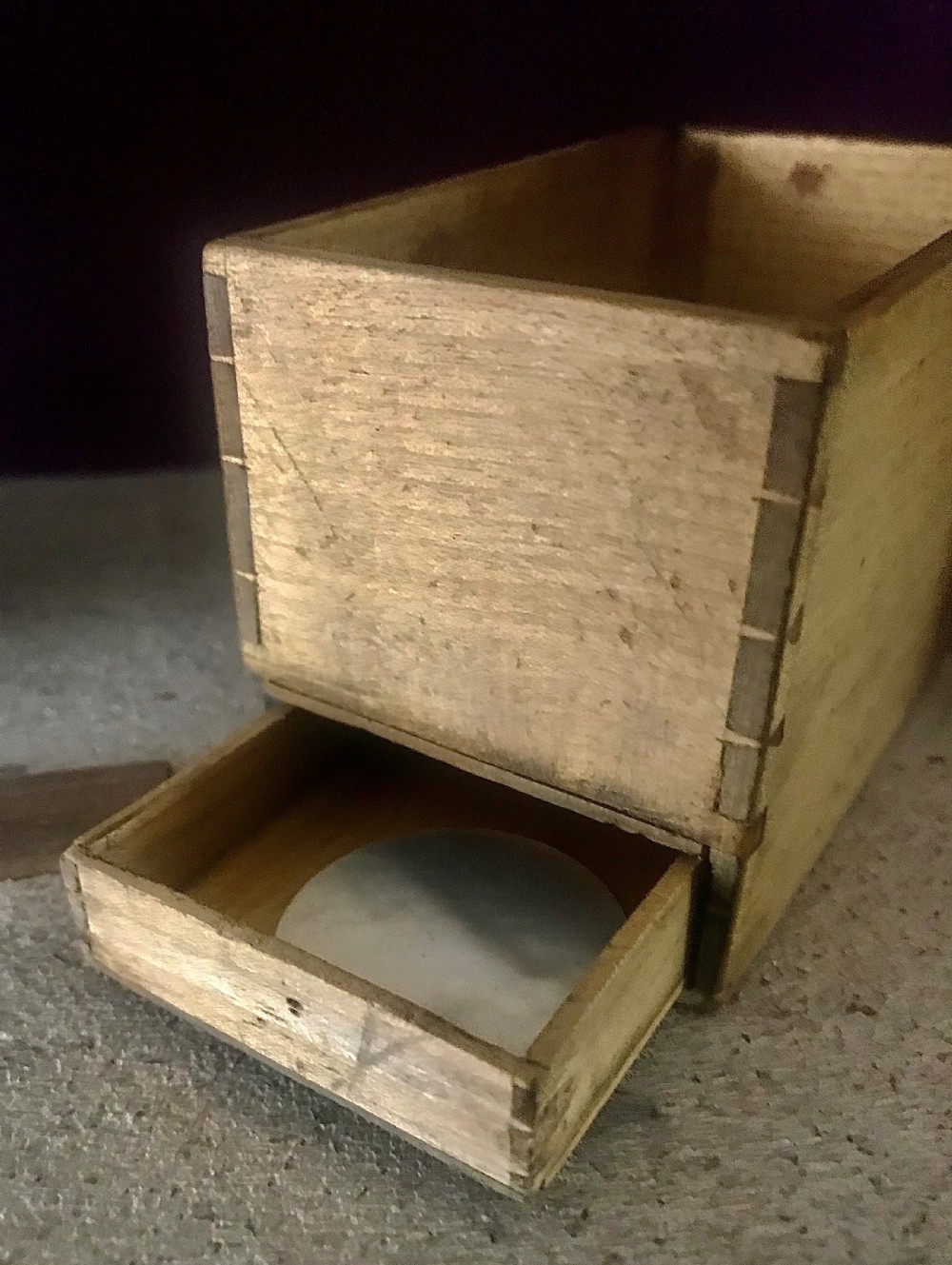 Early 17th century miniature table cabinet. View XII