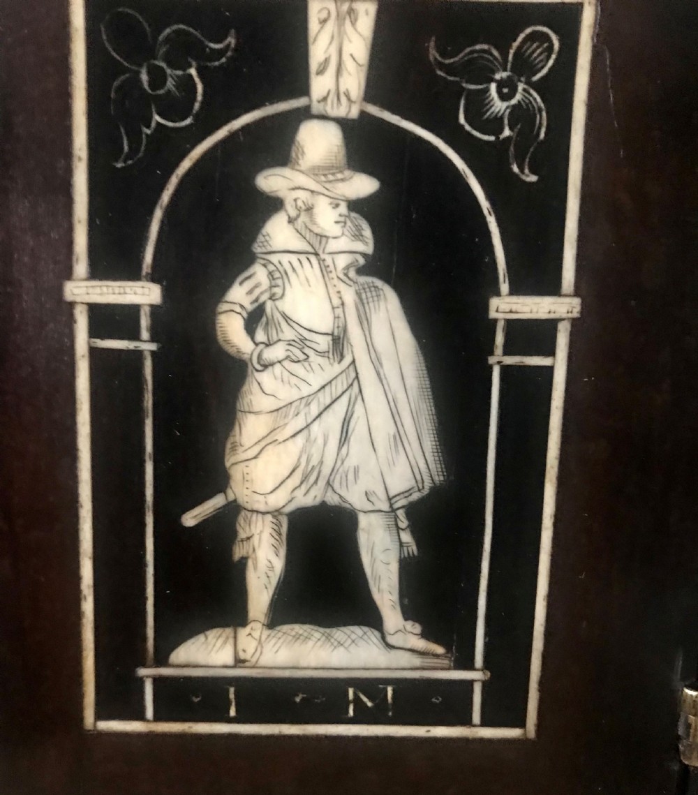 Early 17th century miniature table cabinet. View XIV