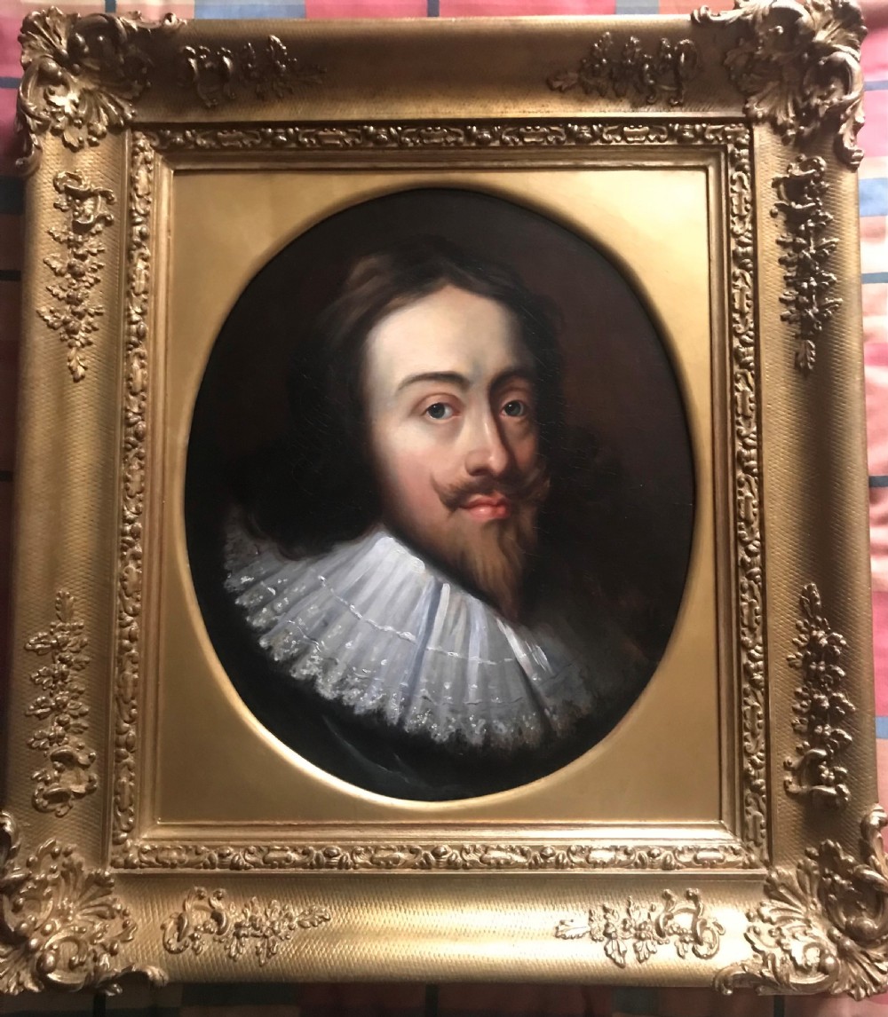 Early 19th century. Portrait of King Charles I, After Van Dyck