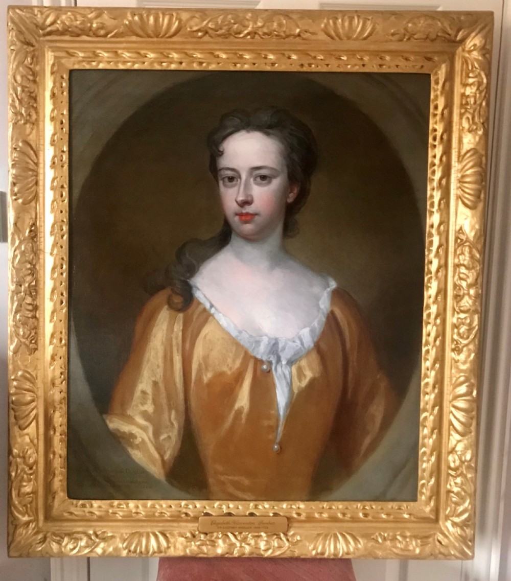 Portrait of Elizabeth, Viscountess Dunbar 1710, by Sir Godfrey Kneller.