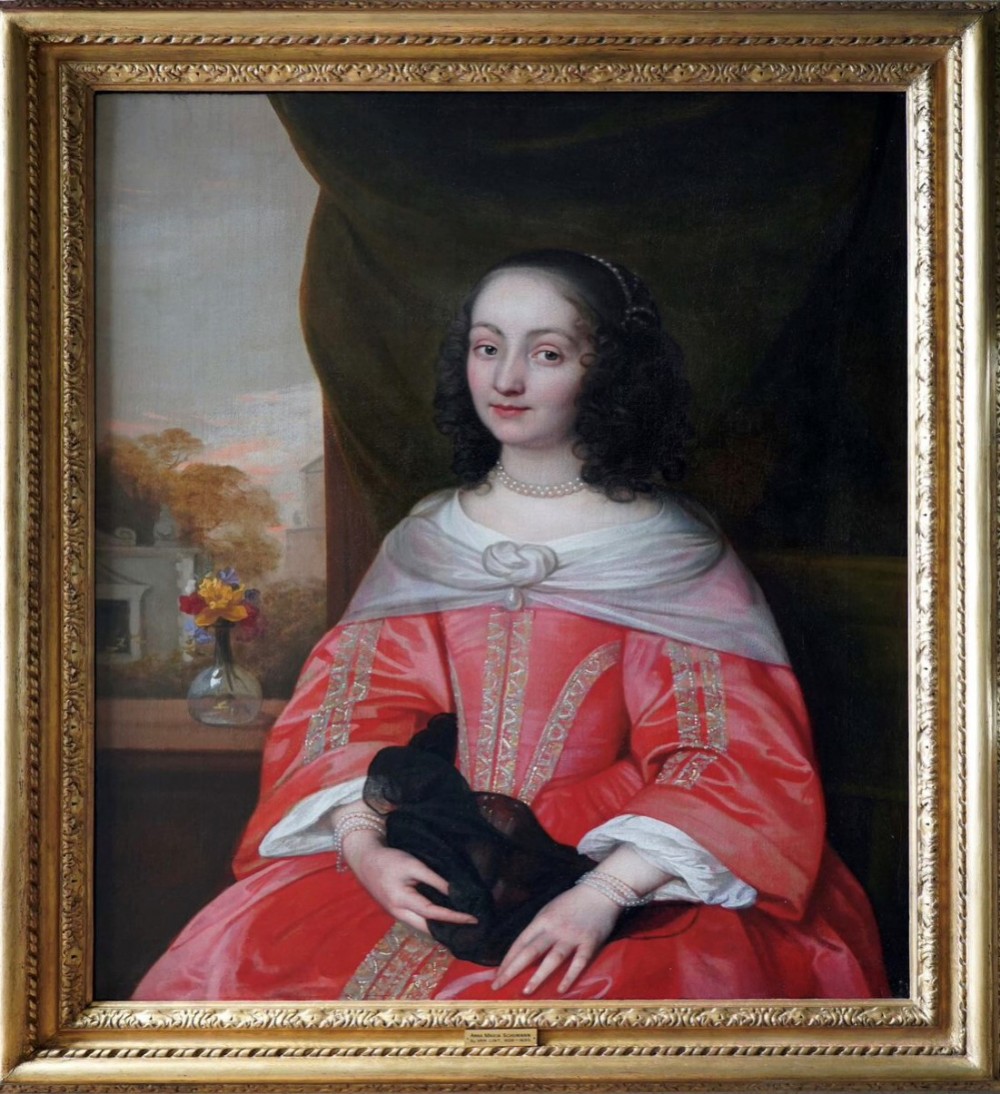 Portrait of Anna Maria Schumann c.1630, by Pieter van Lint.