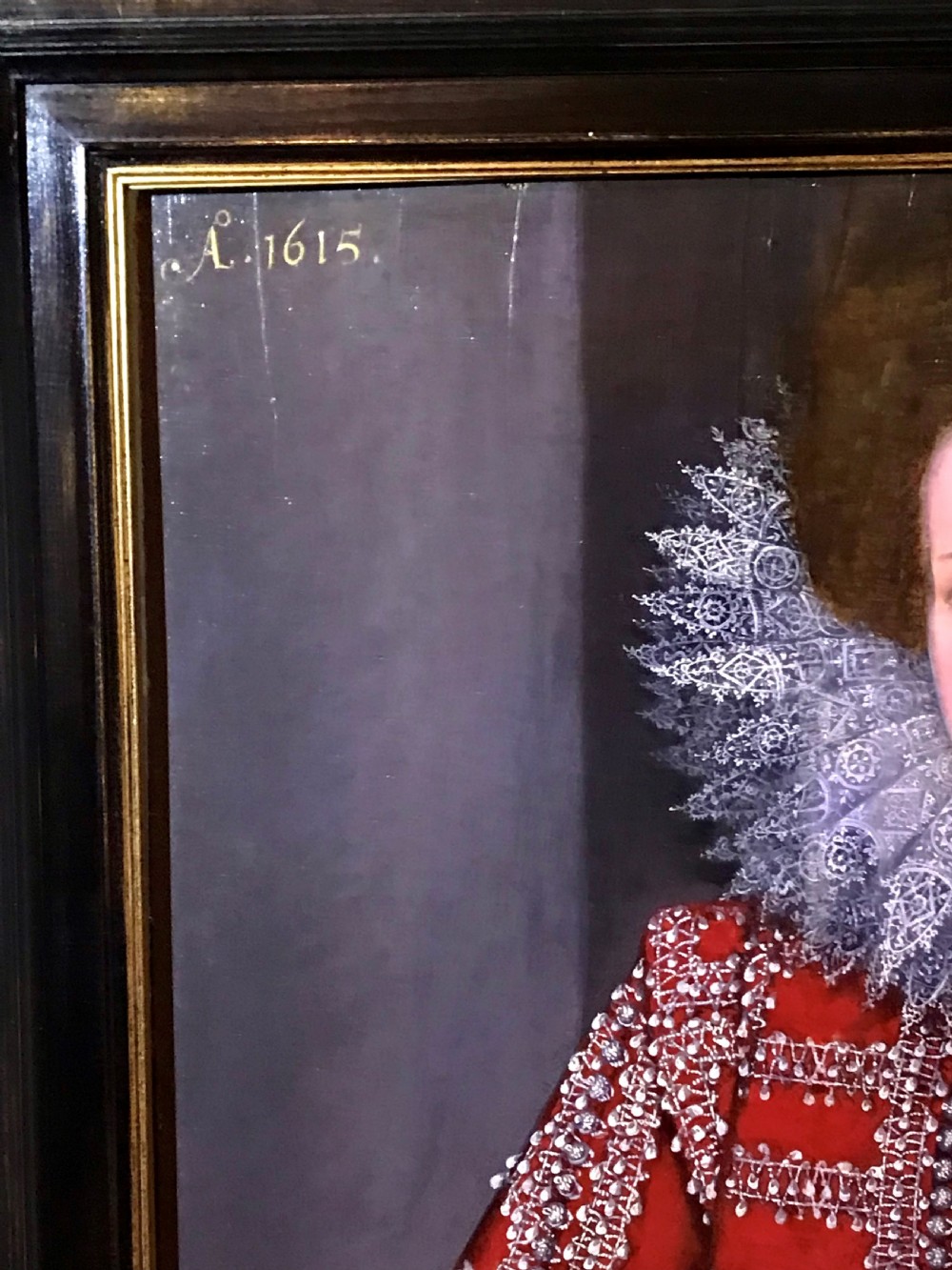 Portrait of a Young Lady 1615, by a Follower of William Larkin. View V