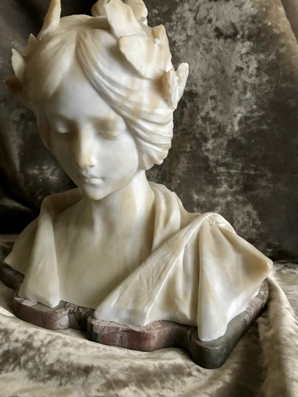 Portrait bust of Sappho, by A. Gennai. View III