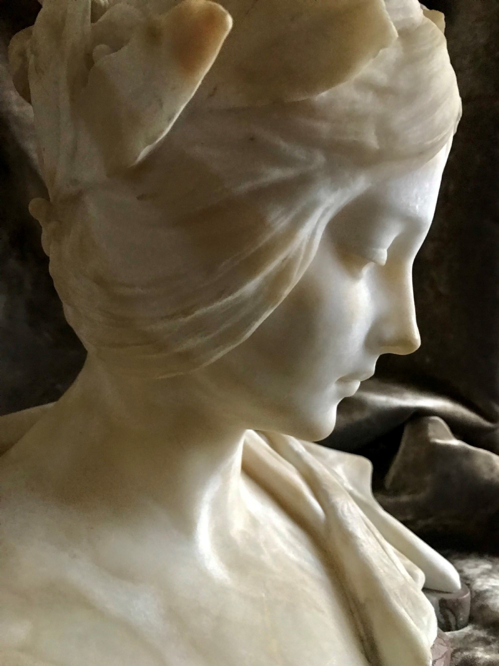 Portrait bust of Sappho, by A. Gennai. View V