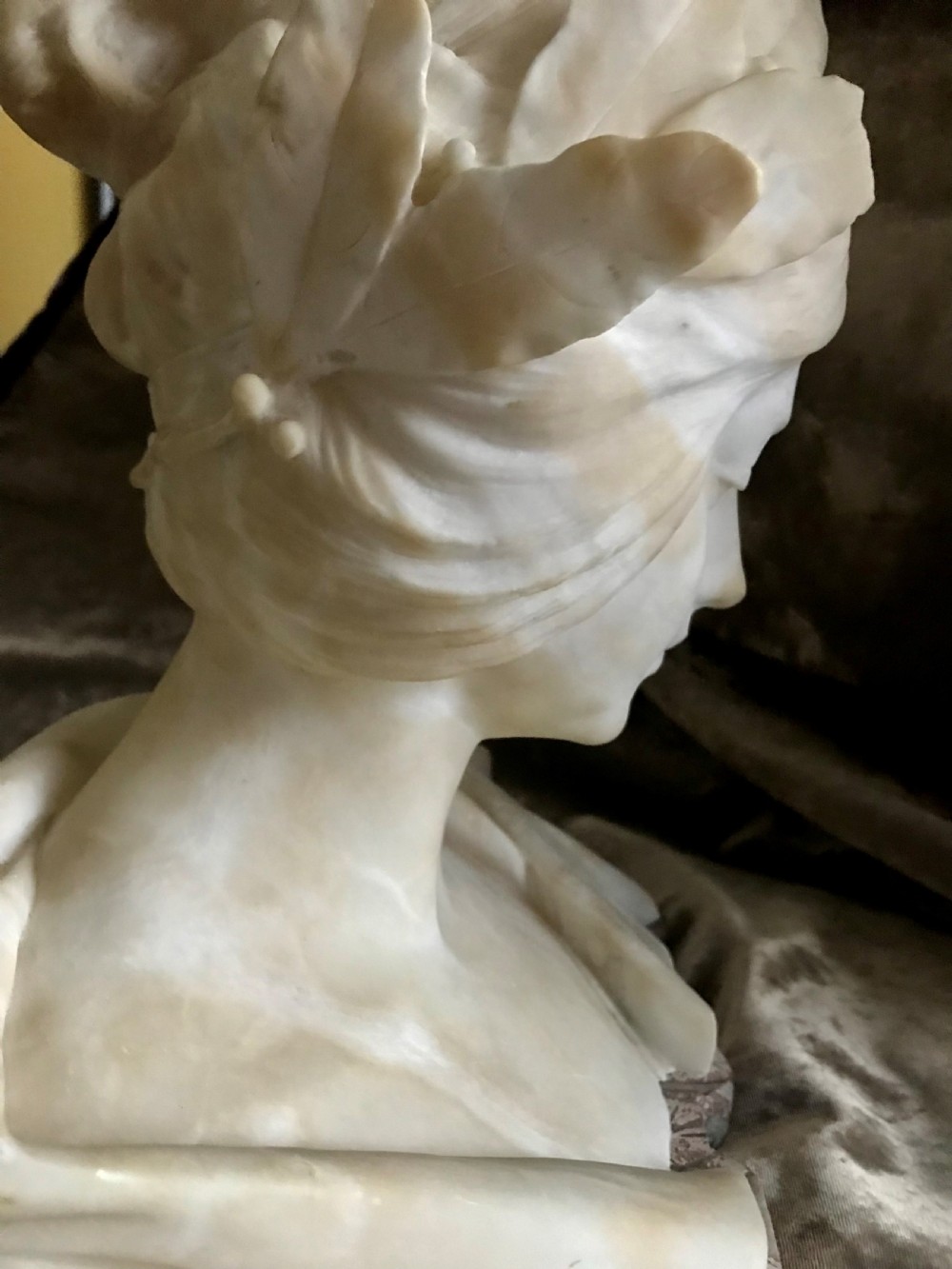 Portrait bust of Sappho, by A. Gennai. View VIII