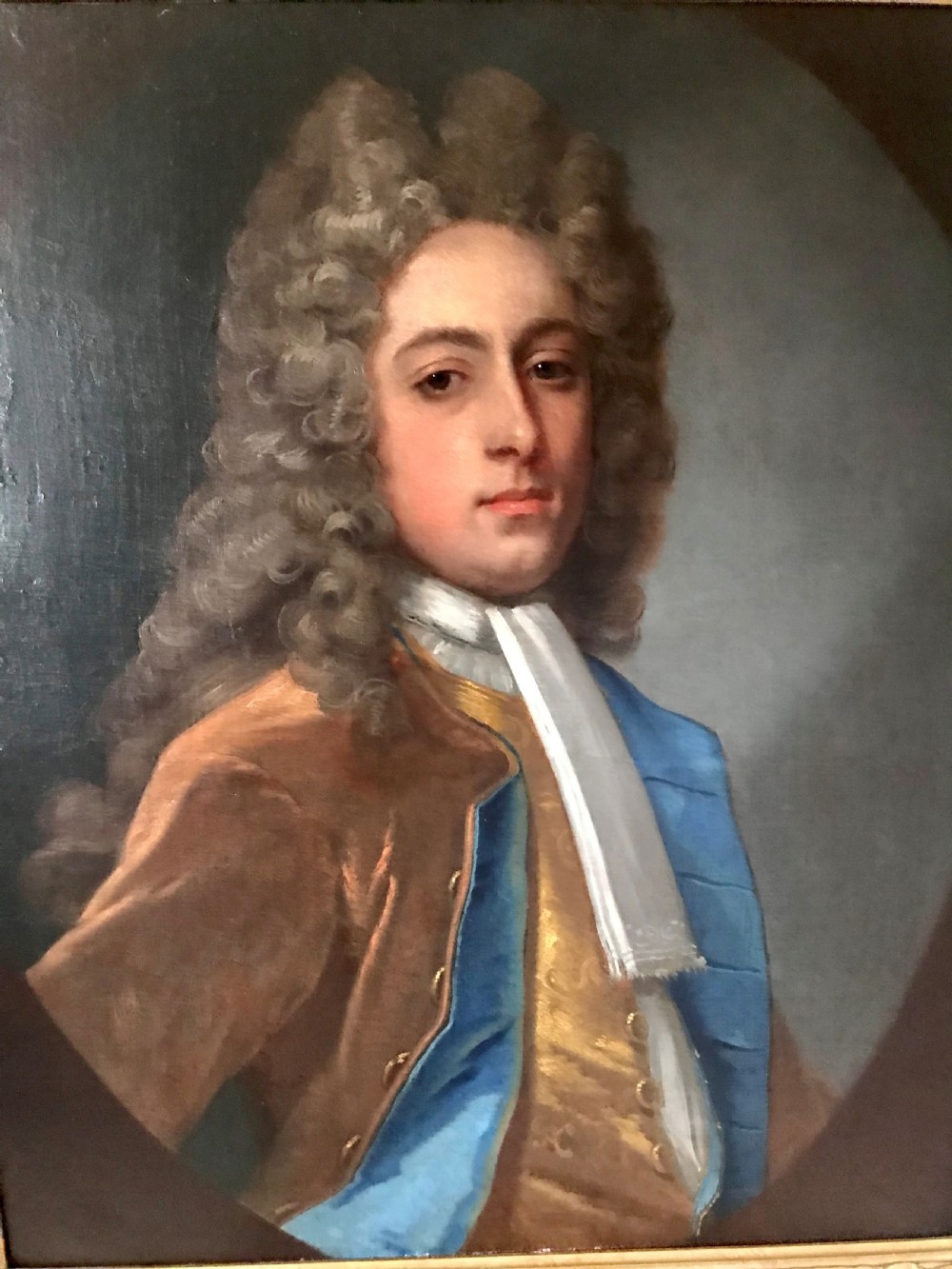 Portrait of a Gentleman by Sir Godfrey Kneller and Studio c.1710. View II
