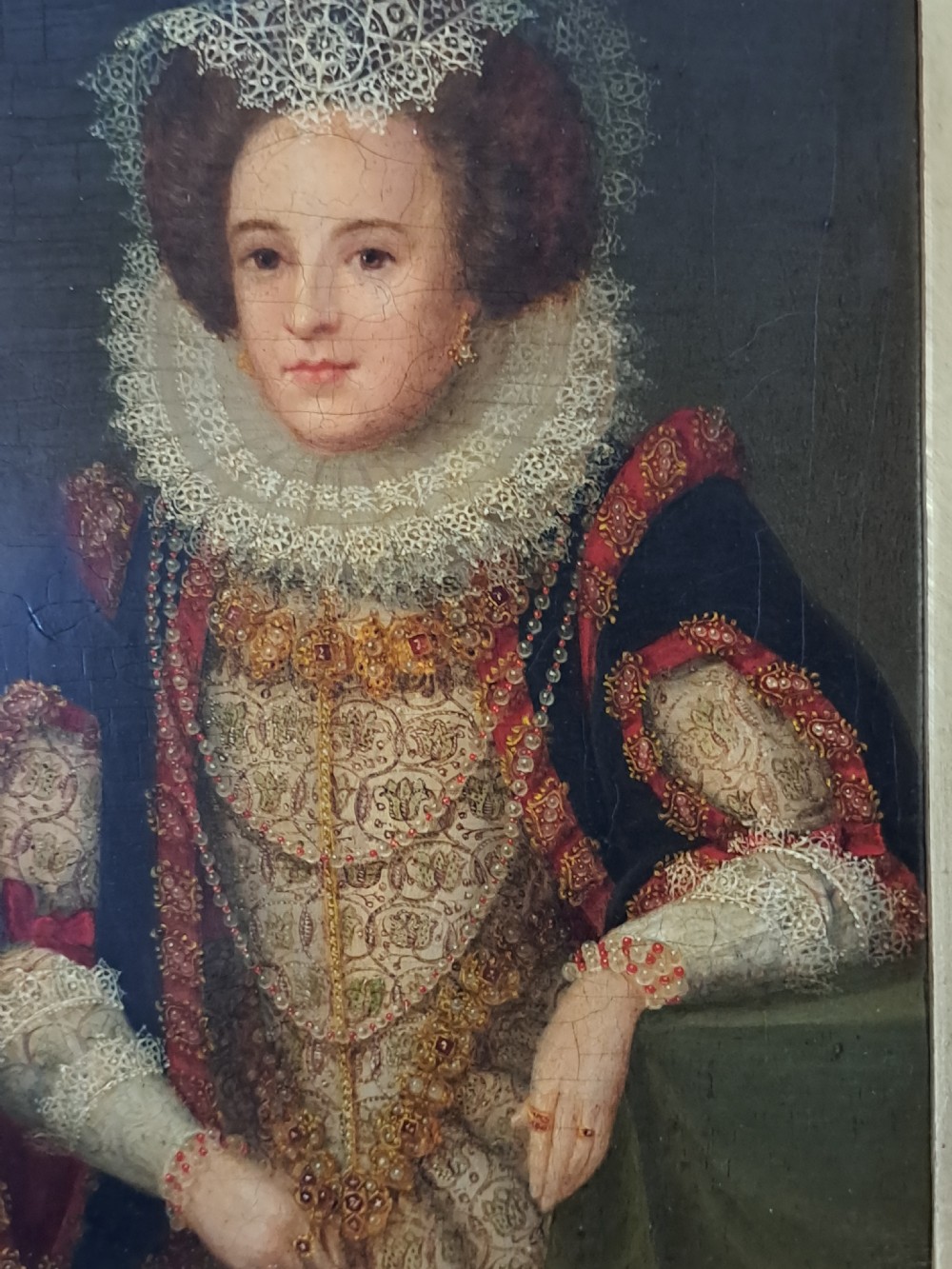 Portrait traditionally called Lady Arabella Stuart, 18th century. View II
