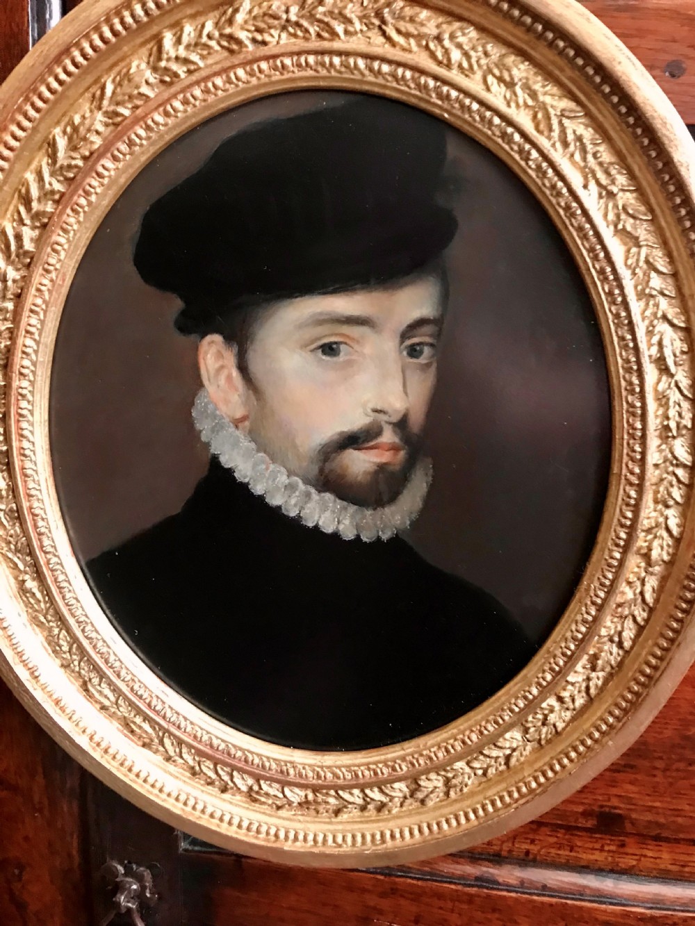 Portrait of Nicolas de Neufville, Seigneur de Villeroy; After Francois Clouet. View II